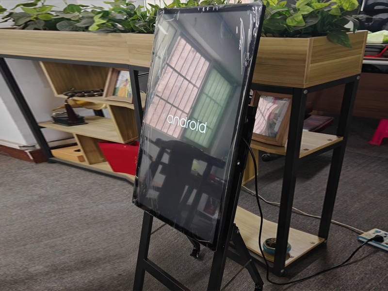 water sign advertising machine-18-Outdoor TV portable digital kiosk foldable LCD advertising machine display screen (B)