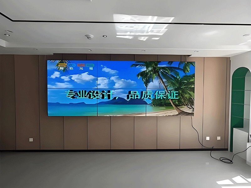 LCD splice screen- 15-Ultra-slim frame supports video image playback advertising product display LCD splice screen machine