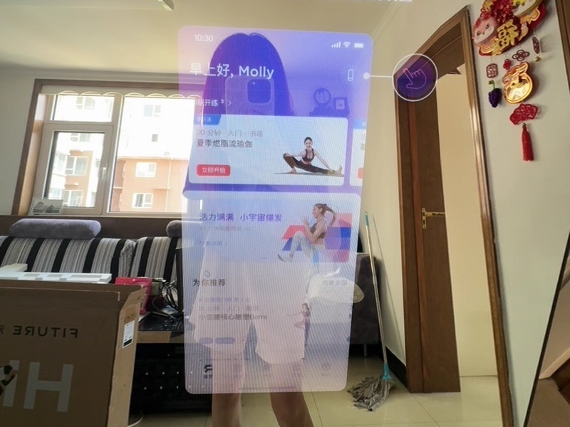 fitness mirror display screen-17-Home gym sport smart workout interactive exercise training fitness mirror lcd advertising display machine touch screen