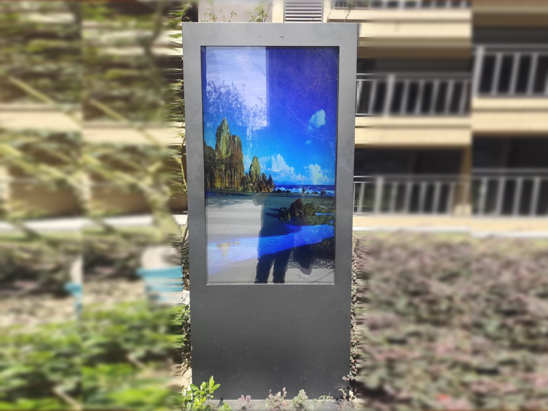 outdoor vertical advertising machine-15-Waterproof outdoor player vertical floor standing lcd advertising display digital signage totem kiosk machine screen